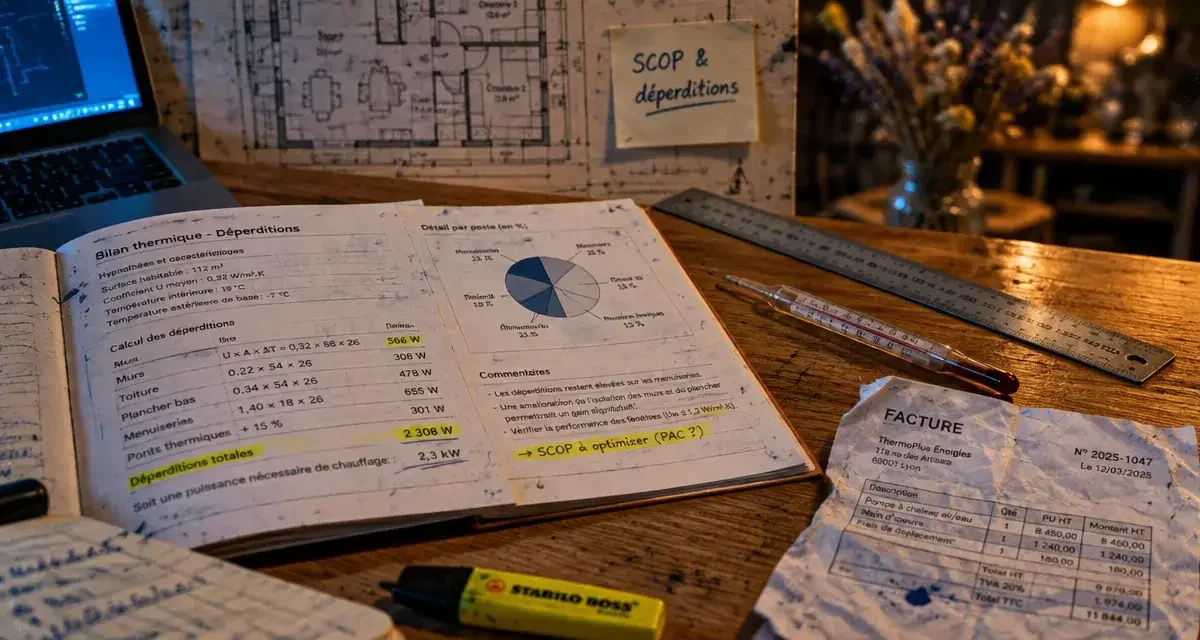 Rentabilité d'une pompe à chaleur : le calcul de dimensionnement comme seule vérité