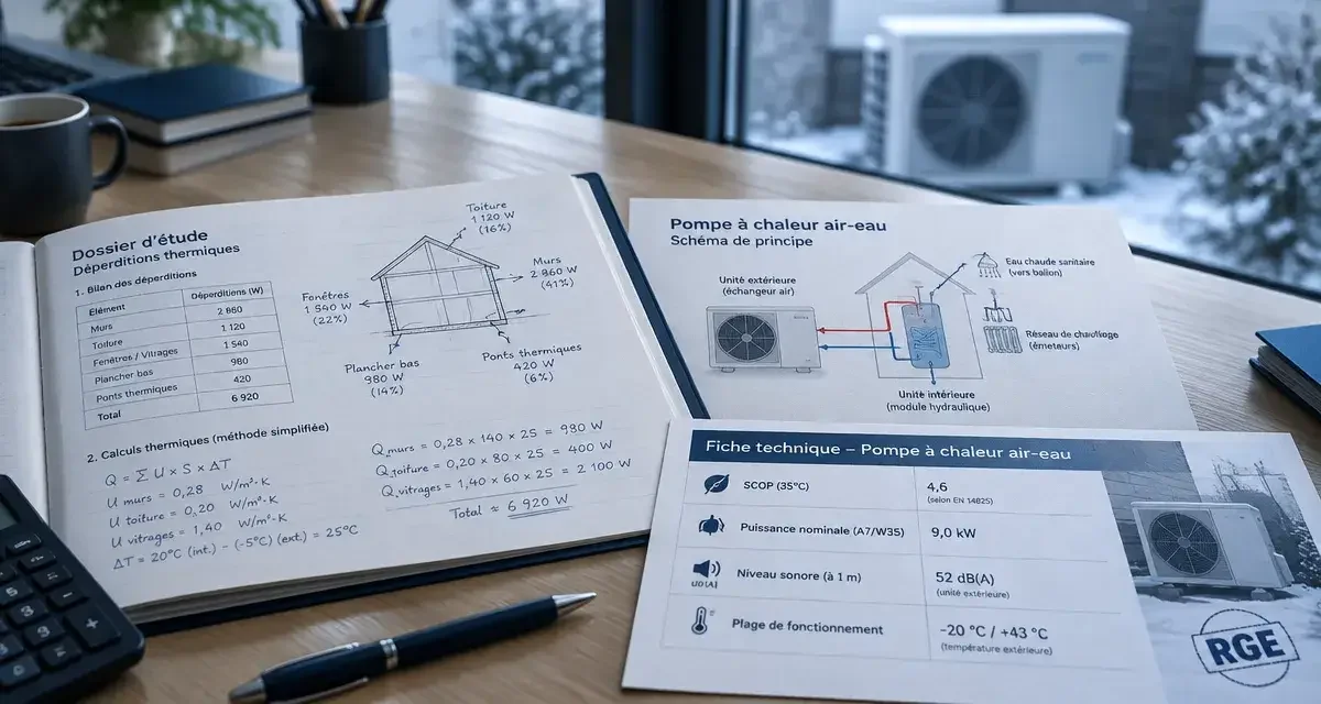 Pompe à chaleur air-eau : le guide technique pour choisir sans surdimensionner