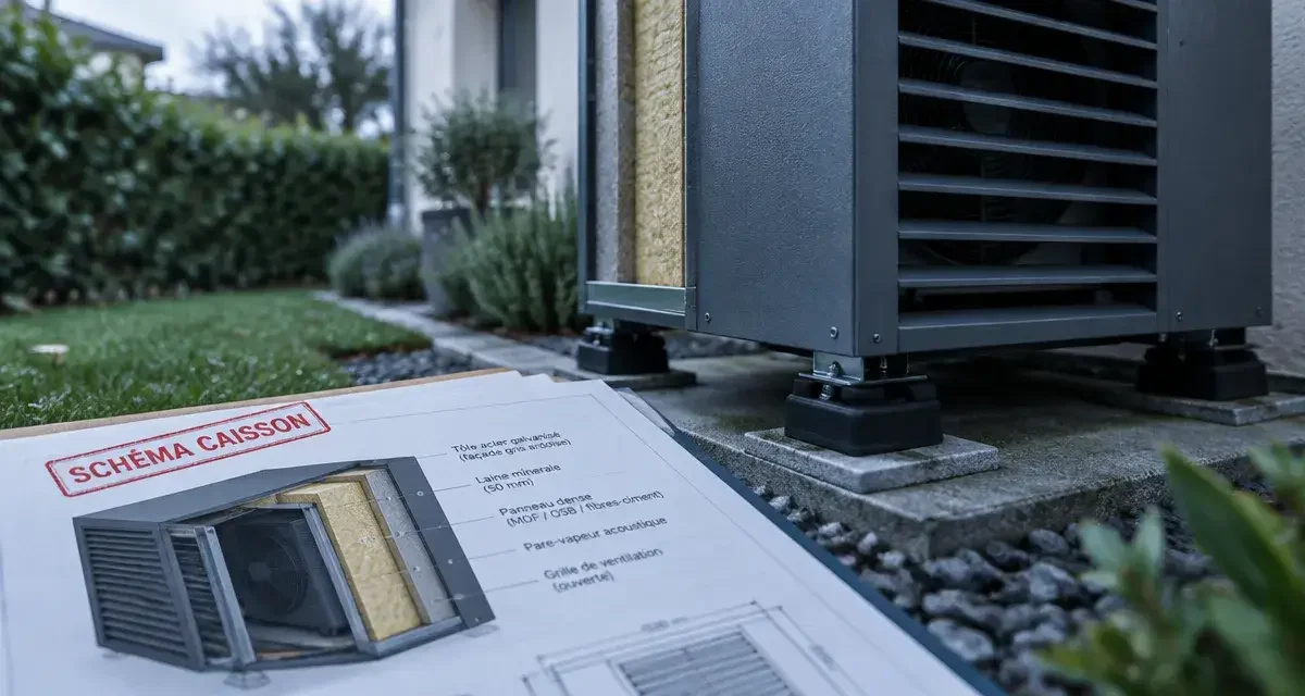 Cache décoratif ou caisson acoustique : comment réduire le bruit de votre pompe à chaleur ?