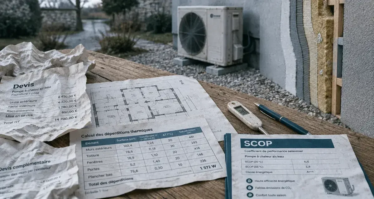 Pompe à chaleur : 10 000 € ou 16 000 € ? La vérité derrière le calcul de puissance
