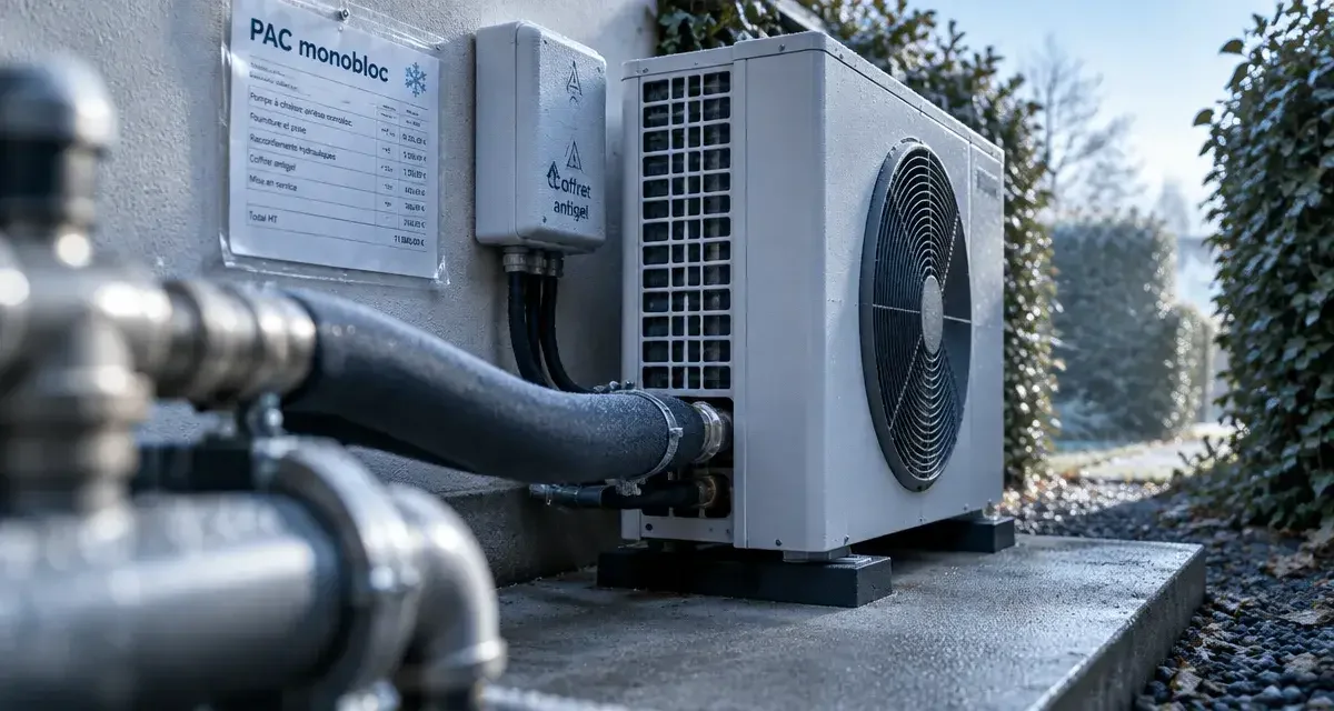 Pompe à chaleur monobloc : pourquoi le calcul des déperditions est votre seule garantie