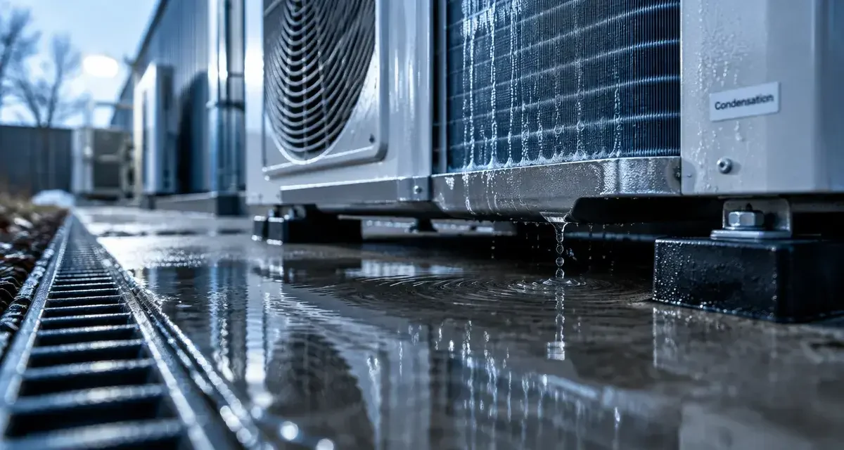 Pompe à chaleur qui fuit : condensation normale ou fuite de fluide frigorigène ?