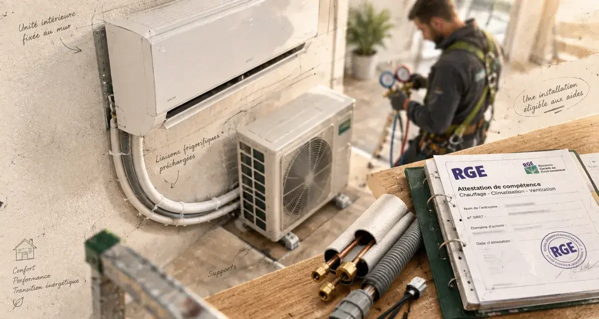 Pompe à chaleur air-air : le kit prêt à poser est-il une réelle économie ?